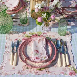 Outlet Mrs. Alice Pink Capri Lettuce Starter Plate