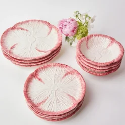 Clearance Mrs. Alice Pink Capri Lettuce Starter Plate (Set Of 4)