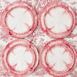 Clearance Mrs. Alice Pink Capri Lettuce Starter Plate (Set Of 4)