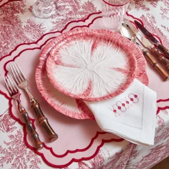Online Mrs. Alice Pink Capri Lettuce Starter Plate
