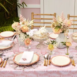 Discount Mrs. Alice Pink Geometric Bamboo Starter Plate (Set Of 4)