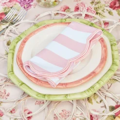 Discount Mrs. Alice Pink Geometric Bamboo Starter Plate (Set Of 4)