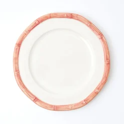 Outlet Mrs. Alice Pink Geometric Bamboo Starter Plate (Set Of 4)