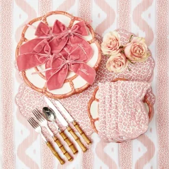 Hot Mrs. Alice Pink Leopard Ikat Tablecloth