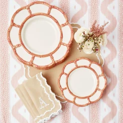 Hot Mrs. Alice Pink Leopard Ikat Tablecloth