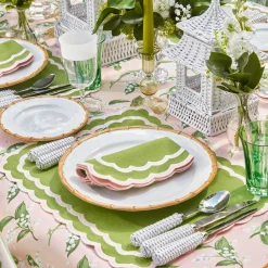 Discount Mrs. Alice Pink Lily Of The Valley Tablecloth
