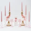 New Mrs. Alice Pink Parrot Candlescape
