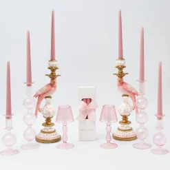 Online Mrs. Alice Pink Parrot Candlescape
