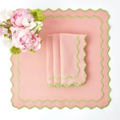 Online Mrs. Alice Pink Penelope Napkins (Set Of 4)