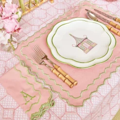 Online Mrs. Alice Pink Penelope Napkins (Set Of 4)