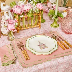 Online Mrs. Alice Pink Penelope Placemats (Set Of 4)