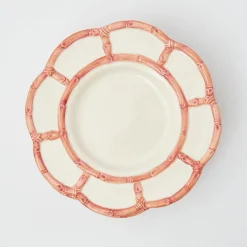 Discount Mrs. Alice Pink Petal Bamboo Dinner Plate