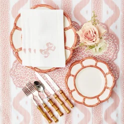 Online Mrs. Alice Pink Petal Bamboo Starter Plate