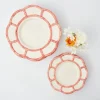Best Mrs. Alice Pink Petal Bamboo Starter Plate