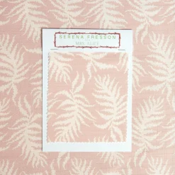 Sale Mrs. Alice Pink Trailing Ferns Fabric