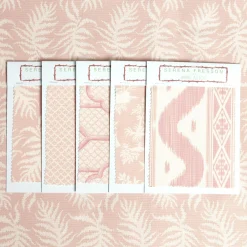 Sale Mrs. Alice Pink Trailing Ferns Fabric