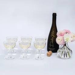 Mrs. Alice Poppy Prosecco Coupe (Set Of 6)