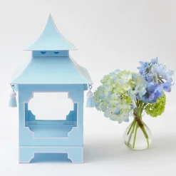 Discount Mrs. Alice Powder Blue Pagoda Lantern
