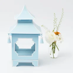 Online Mrs. Alice Powder Blue Pagoda Lantern