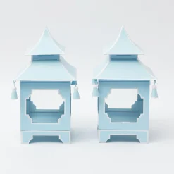 Online Mrs. Alice Powder Blue Pagoda Lantern