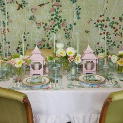 Clearance Mrs. Alice Powder Pink Pagoda Lantern