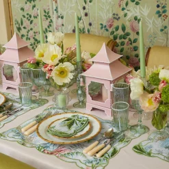 Sale Mrs. Alice Powder Pink Pagoda Lantern