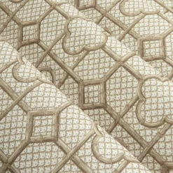 Sale Mrs. Alice Putty Bamboo Trellis Fabric