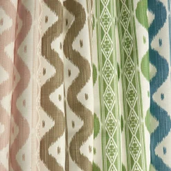 Best Mrs. Alice Putty Ikat Stripe Fabric