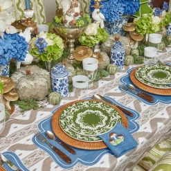 New Mrs. Alice Putty Ikat Tablecloth