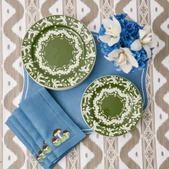 New Mrs. Alice Putty Ikat Tablecloth