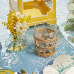 Discount Mrs. Alice Raffia Water Glasses & Jug Set