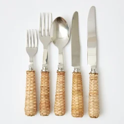 Best Mrs. Alice Rattan Cutlery (5 Piece)