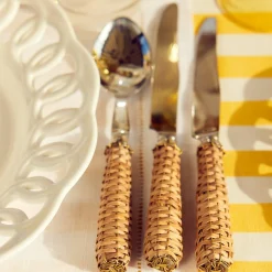 Best Mrs. Alice Rattan Cutlery (5 Piece)