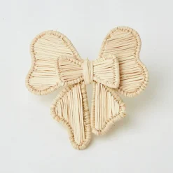 Outlet Mrs. Alice Rattan Napkin Bows (Set Of 4)