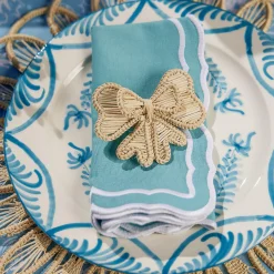Discount Mrs. Alice Rattan Napkin Bows (Set Of 4)