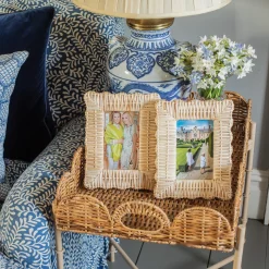 Mrs. Alice Rattan Photo Frame (Pair)