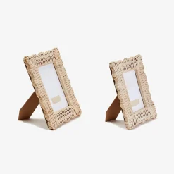 Mrs. Alice Rattan Photo Frame (Pair)