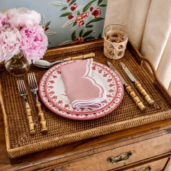 New Mrs. Alice Rattan Tray