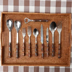 New Mrs. Alice Rattan Tray