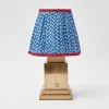 Discount Mrs. Alice Rechargeable Lamp With Blue Lotus Lampshade