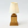 Hot Mrs. Alice Rechargeable Table Lamp & Shade