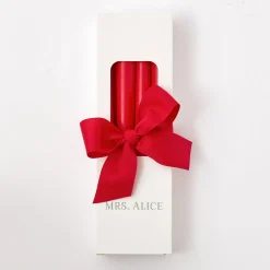 Sale Mrs. Alice Red Candles (Set Of 8)