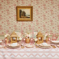 Discount Mrs. Alice Rose Pink Hobnail Water Glasses & Jug Set