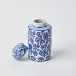 Best Mrs. Alice Round Chinoiserie Ginger Jars (Pair)