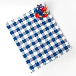 Clearance Mrs. Alice Royal Blue Gingham Tablecloth