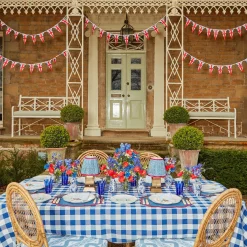 Clearance Mrs. Alice Royal Blue Gingham Tablecloth