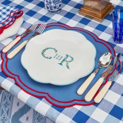 Clearance Mrs. Alice Royal Blue Gingham Tablecloth