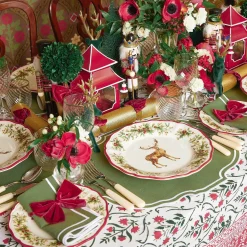 Outlet Mrs. Alice Ruby Red Velvet Napkin Bows (Set Of 4)