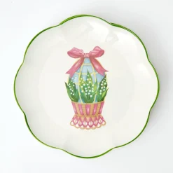Sale Mrs. Alice Scalloped Easter Dinner Plate