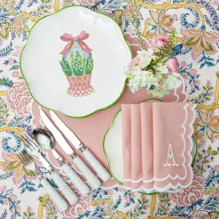 Sale Mrs. Alice Scalloped Easter Dinner Plate